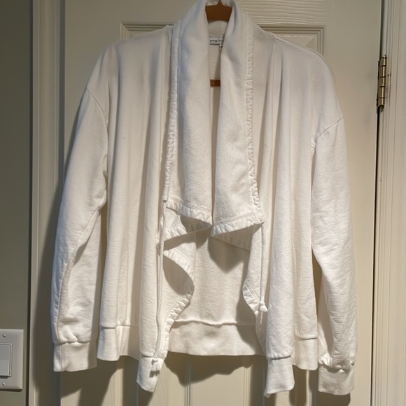 Young Fabulous & Broke white open sweatshirt jacket. Size sm - Picture 3 of 10